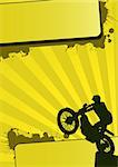 Grunge motocross sport (background, web, flyer, magazin...)