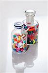 Bottle of tablets, capsules and medical drug
