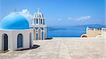 An image of a nice Santorini view with church