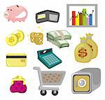 cartoon Finance & Money Icon set