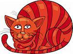 Cartoon illustration of Red Cat