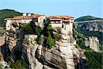 Orthodox Monastery Varlaam on the rock, near Kalampaka, Meteora,  Fessalia, Greece