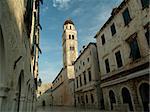 Dawn view of old city of Dubrovnik