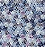 3d geometric seamless pattern. Vector tiles background.