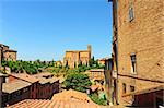 View Of The Historic Center Of Siena, Italy