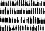 bottles collection - vector