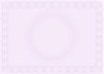 Blank Violet Gift Certificate Document With Copyspace