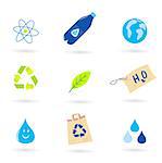 Recycle icons collection, vector Illustration