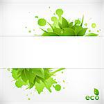 Eco Friendly Background, Vector Illustration
