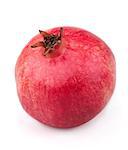 Pomegranate isolated on a white