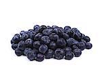 fresh blueberry fruits isolated on white background