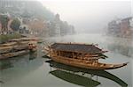 Landscape on the river, Fenghuang, Hunan, China