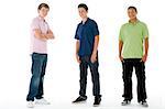 Full Length Portrait Of Teenage Boys