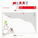 Christmas website design template