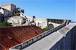 Old fortress wall of Dubrovnik, Croatia