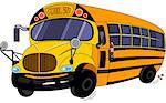 Illustration  of a  School Bus