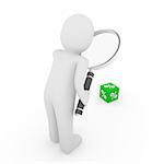 3d human man sale cube green loupe percent