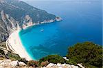 Myrtos beach on Greek island of Kefalonia