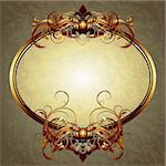 ornate frame, this illustration may be useful as designer work