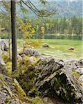 Lake Hintersee, Berchtesgaden National Park, Bavaria, Germany