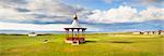 Kiosque à musique sur des terrains de jeu de la mer, Nairn, région Highlands, Ecosse, Royaume-Uni