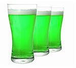 Green beer for St Patrick's Day