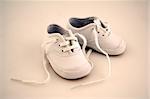 Little Baby Shoes Isolated on a Background