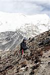 Basic training for Island Peak and the main base camp.