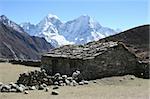 Farming lodge between Luza and Machhermo