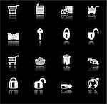 security and e-commerce icon set series.