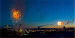 Firework in Moscow on victory day