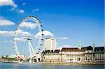 London Eye and River Thames (UK)