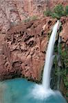 Mooney Falls located on the Havasupai Indian Reservation, Arizona