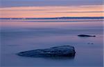 Dawn by the Baltic sea. Short summer night.