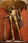 Bronze sculpture of Hercules in the Vatican Museum, Rome, Italy.