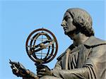 Nicolaus Copernicus memorial situated  in Warsaw Poland