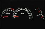 carcar dashboard with speedometer, temperature and gas gauge