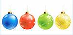 Christmas ball / christmas ornament / vector