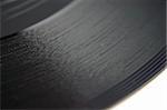 Close up of a single Vinyl Record with shallow DOF