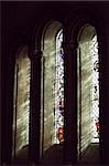 Window in Chetwode Parish Church (former Abbey) in Buckinghamshire, England