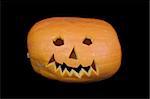 traditional symbol of the halloween holiday (pumpkin)
