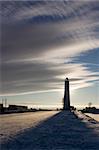 Lighthouse in Kronstadt, Russia