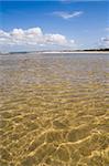 a summer scenic of water and sky