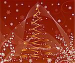 Abstract   Christmas background - vector