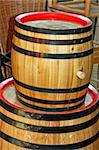 Small wooden barrel for wine or beer