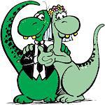 Dinosaur Just married