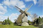 Windmill on island Saaremaa. Estonia.