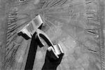 B&W sundial