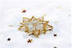 gold snowflake- christmas decoration