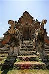 Temple of Bali with two elephants before an input, Indonesia